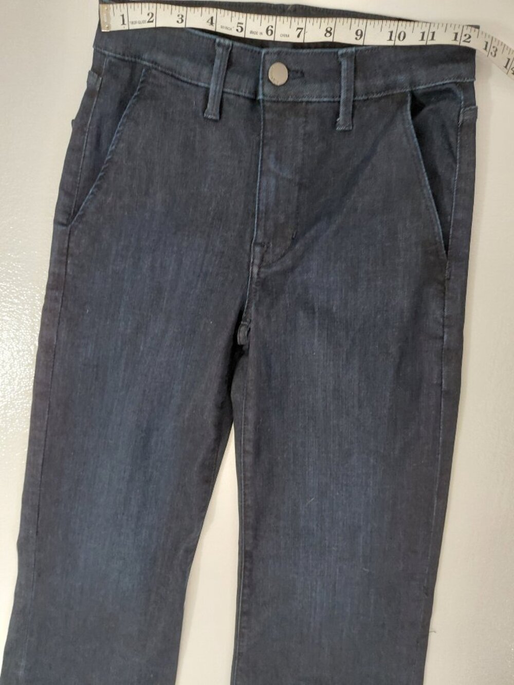 Fidelity Denim Katie Wide Leg Jeans – Dark Wash - Picture 8 of 8